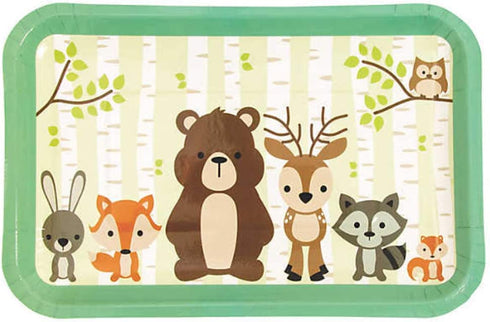 Woodland Animals Farmhouse Party Supplies for 16 People (32 Piece Woodland Animals)