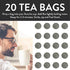 Organic Green Tea Bags | 20 Tea Bags | Eco-Conscious Tea Bags in Kraft Bag | by FGO