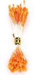 1800Pcs Flower Stamen, 1mm Matt Pearl Double Heads Flower Stamens Mix Color Flower Pistils Headwear Accessories