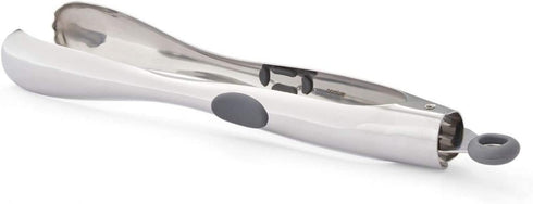 Nambe - Gourmet Collection - Curvo All-Purpose Tongs - Measures at 13" x 1.5" - Made with Stainless Steel - Designed by Steve Cozzolino