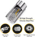 Gifts for Men-Universal Socket Tool Set, (7-19mm)Ratchet Super Socket Wrench With Power Drill Adapter, Christmas Stocking Stuffers for Men Women Dad Him Husband Boyfriend Cool Gadgets Birthday Gift