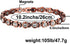 MagEnergy Copper Ankle Bracelets Crystal Anklet for Women Mom Mother Thanksgiving Day Christmas Gift