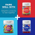 OLLY Kids Chillax, Magnesium Gummies Plus L-Theanine, Lemon Balm, Calm Chews for Kids 2+, Sherbet Flavor - 50 Count