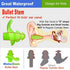 WaterDam Swimming Ear Plugs Great Waterproof Ultra Comfy Earplugs Prevent Swimmer's Ear (Size 1+2: Toddlers (Blue) & Small&Medium Ear Women Kids Teens (Green))