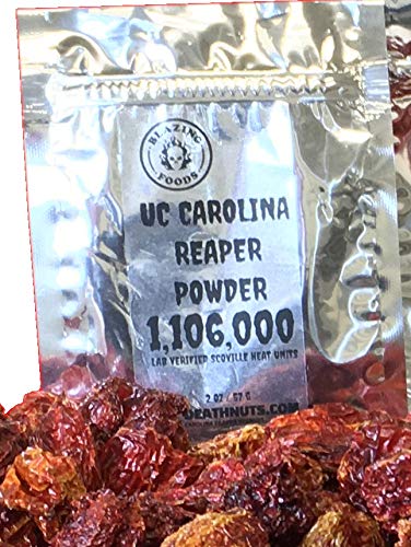 Carolina Reaper Chili Pepper Powder - our product was 3rd Party HPLC Lab tested verified hottest on market - click to view lab report worlds hottest