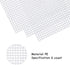 Pllieay 33 Pieces Mesh Plastic Canvas Sheets Kit Including 15 Pieces Clear Plastic Canvas, 12 Color Acrylic Yarn and Embroidery Tools for Embroidery Plastic Canvas Craft