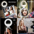 Video Conference Lighting Touch Control Ring Light for Computer Clip On Laptop Monitor for Webcam Lighting/Zoom Lighting/Live Streaming