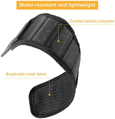 Magnetic Wristband Strong Magnet Wrist Tools Holder for Screws,Nails,Drill Bits, Tool Gadget Gifts for Men Dad Father Day Black