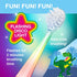 brush-baby KidzSonic Toddler and Kid Electric Toothbrush for Ages 3+ Years - Disco Lights, Gentle Vibration, and Smart Timer Provide a Fun Brushing Experience - 2 Brush Heads Included - Dinosaur