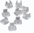 99 Lighting 200 Pieces LED Neon Mounting Clips,Install Fittings Clips,Fixing Clips Accessories for 6mm 6x12mm Silicone led neon Flex Strip Lighting,Make The neon Signs (6mm)