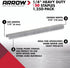 Arrow 504 Heavy Duty T50 1/4-Inch Staples for Upholstery, Construction, Furniture, Crafts, 1250-Pack