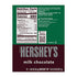 HERSHEY'S Organic Milk Chocolate Candy, Individually Wrapped, 1.55 oz Bar (12 Count)