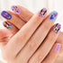 Disney Minnie Mouse - Townley Girl 48 Pcs Press-On Nails Artificial False Nails Set for girls, kids with Pre-Glue Full Cover Acrylic Nail Tip Kit, Ages 6+ for Parties, Sleepovers & Makeovers