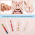 4 Pack Crystal Glass Nail File with Case, Senignol Flowers Nano Glass Nail Shine Buffers Polisher for Professional Manicure Nail Care Fingernail File for Salon &Home Natural Nail Art Use