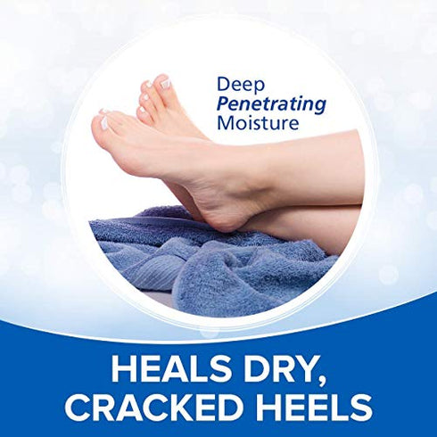 Dermal Therapy Heel Care Cream - Moisturizing Treatment that Repairs and Heals Dry, Rough, Cracked Heels and Feet | 25% Urea and 6% Alpha Hydroxy Acids (3 Ounce) | Packaging May Vary
