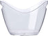 asika Ice Bucket Wine Bucket?Clear Acrylic 3.5 Liter Plastic Tub for Drinks and Parties, Food Grade, Perfect for Wine, Champagne or Beer Bottles