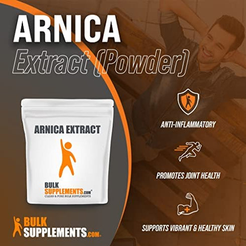 BulkSupplements.com Arnica Extract Powder - Arnica Montana - Arnica Ointment - Natural Headache Relief (100 Grams 3.5 oz)