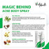 Face, Body Acne Spray with Benzoyl Peroxide - Salicylic Acid - Butt, Back Acne Treatment - Cystic Hormonal Acne Treatment, Body, Chest Spray with Tea Tree Oil - for Men, Women, Teens - Acne Body Spray