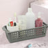 Vababa Plastic Desk Organizer Basket, Slim Storage Basket, Pack of 6