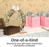 White Money Tree Gift Holder with Clips and LED Light Tips - Gift Card Holder Tree with 10 Photo Clips - Gift Card Tree Holder for Birthdays, Christmas, Weddings etc. - 17 inches tall - by Mein Schatz