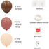 Retro Coffee Pink Apricot Balloon Arch Garland Kit-102pcs, 4 Sizes Retro Pink Coffee and Apricot Balloons-Party Decorations for Baby Shower, Bridal Shower, Birthday Party, Graduation, Engagement