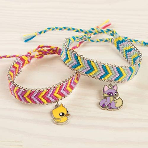 Make It Real - Animal Jam Charm Bracelets. DIY Animal Jam Themed Charm Bracelet Making Kit for Girls. Arts and Crafts Kit to Create Unique Tween Bracelets with Cord, Chains and Metallic Charms