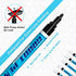 NADAMOO 10pcs Grout Pen Black with Replacement Nibs, Tile Grout Paint Pen Grout Shine Touch Up Repair Marker Tile Gap Coating to Restore and Renew The Look of Tile Grout Line