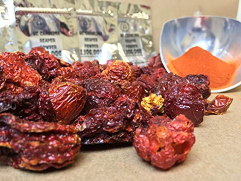 Carolina Reaper Chili Pepper Powder - our product was 3rd Party HPLC Lab tested verified hottest on market - click to view lab report worlds hottest