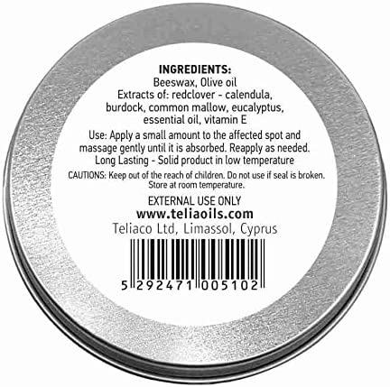 Red Clover salve, 100% Pure & effective, all herbal, ideal to cure wounds, eczema, acne, chapped lips and skin problems. Moisturizing, soothing, anti-aging