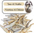 Amzey Minnows - 3.5 oz Freeze Dried - 100% Natural Premium Cat Treat, Dog Treat - Freeze Dried Minnows for Cats - Freeze Dried Minnows for Dogs - Bulk Package Minnows (1.6 "to 2.8" Length Each)