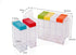 Spice Shaker, Windspeed 6 Pcs Seasoning Rack Spice Pots Storage Container Condiment Jars with Tray for Salt Sugar Cruet