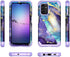 Rancase for Galaxy A13 5G Case,Three Layer Heavy Duty Shockproof Protection Hard Plastic Bumper +Soft Silicone Rubber Protective Case for Samsung Galaxy A13 5G,Purple