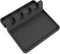 Silicone Utensil Rest with Drip Pad for Multiple Utensils, Heat-Resistant, Spoon Rest & Spoon Holder for Stove Top, Kitchen Utensil Holder for Spoons, Ladles, Tongs & More - by Zulay (Black)
