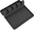 Silicone Utensil Rest with Drip Pad for Multiple Utensils, Heat-Resistant, Spoon Rest & Spoon Holder for Stove Top, Kitchen Utensil Holder for Spoons, Ladles, Tongs & More - by Zulay (Black)