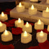 Flameless Tea Lights Candles, 24Pack LED Candles Battery Operated, 2000Pcs Fake Rose Petals, 24Pcs Red Heart Shaped Valentines Day Balloons for Romantic Night, Perfect Valentines Day Decoration Decor