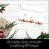 Tree-Free Greetings Christmas Cards and Envelopes, Holiday Card Set, 5 x 7 Inch Cards, Box Set of 10, Bird Dog Christmas, (HB93239)