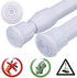 5 Pack Small Spring Tension Rods Extendable Length 11.8 to 19.6 Inches(30-50cm)