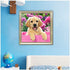 3ABOY Dog Diamond Art Kits for Kids,5D DIY Dog Diamond Painting Kits for Adults Animal Dog for Home Wall Decor(13.8X13.8inch) (ym001 Dog)