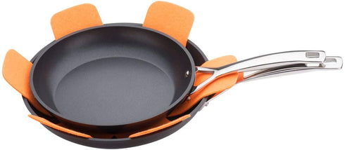 Le Creuset Felt Pan Protectors, Set of 3 - 16" diameter, Flame
