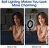 Ring Light for Zoom Meetings, Laptop Ring Light with Tripod Stand, Ring Light with Suction Cup for Computer Monitor …