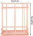Vbestlife Storage Basket, Rose Gold Iron Storage Basket Organizer Storage Holder Desktop Decor for Home/Office(B)