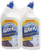 the Works 33302WK Disinfectant Toilet Bowl Cleaner, 32 oz Bottle, 2/Pack