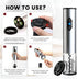 CIRCLE JOY Electric Wine Opener, Battery Wine Opener, Wine Bottle Opener, Electric Corkscrew, Wine Puller, Wine Screwpull, Uncorker, Cork Remover, Stainless Steel