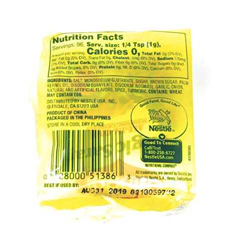 Maggi Magic Sarap, All In One Seasoning Granules, 12 Sachets (12 x 0.28 oz (8g))