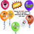Toy Inspired Story Party Supplies, Birthday Party Balloons for Toy Theme Party, Includes 7 Styles Printed Ideal for Kids Party Decorations Favors (28PCS)