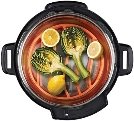 Instant Pot, Orange Official Silicone Roasting Rack, Compatible with 6-quart and 8-quart cookers