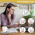 Coffee Mug Warmer Candle Warmer Plate - Mug Warmer for Desk - 2-Setting Coffee Cup Warmer for Coffee, Tea - Safe, Easy-to-Use Coffee Warmer for Desk