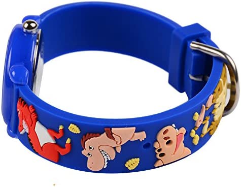 Venhoo Kids Watches 3D Cartoon Waterproof Silicone Children Wrist Watch Child Gifts for 3-10 Little Girls Boys Child-Track