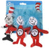 Dr. Seuss The Cat in The Hat 3 Piece Plush Cat Toys with Catnip Inside | Plush Fabric Cat Toys from Dr. Seuss Collection | Stuffed Animal Cat Toys with Cat in The Hat and Thing 1 and Thing 2