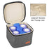 CURMIO Breastmilk Cooler Bag for Four Bottles up to 5 Oz, Insulated Baby Bottle Bag, Perfect for Daycare Travel Nursing Mom, Bag Only, Grey